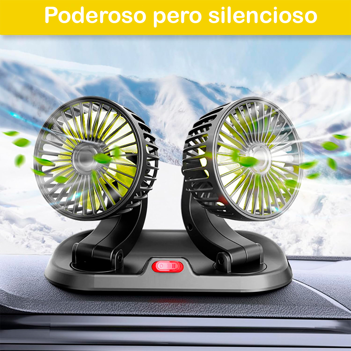 Miniatura 4 de Ventilador Doble De Coche LJPVI-20